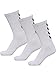 hummel Herren FUNDAMENTAL Sportsocken - Ideal für Sport & Alltag - Feuchtigkeitsmanagement - Fußgewölbeunterstützung - 6 Paar Socken - weiß - 46-48 (14)