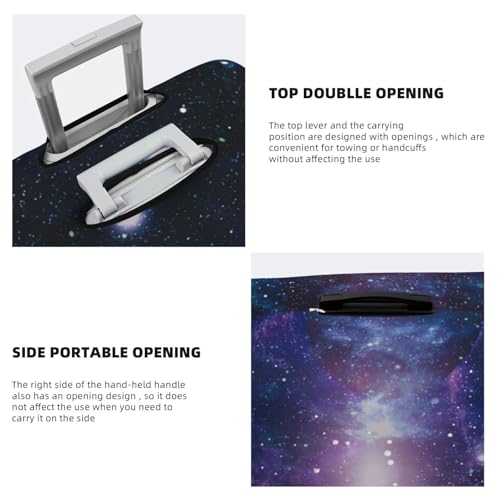 Planets Stars And Galaxies1 For Travel Luggage Cover Suitcase Protector Fits 18-32 Inch Travel Luggage Protector Elastic Luggage Anti-Scratch Suitcase Cover3