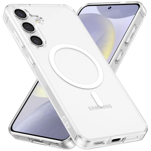 Image of ShieldTech Crystal Clear Back Case Cover Compatible with Samsung Galaxy S24 FE 5G | Hard PC & TPU | Wireless Charging Compatible Case Cover for Samsung Galaxy S24 FE 5G | Transparent