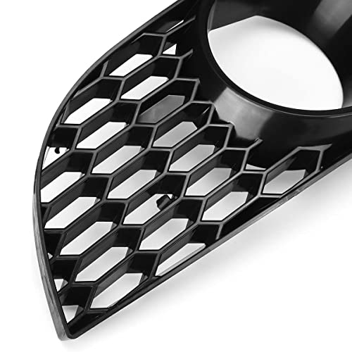 Calandre phare antibrouillard avant grille nid d'abeille noir brillant pour BMW E92 E93 - 4