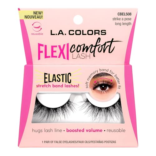 Image of L.A. COLORS Flexi Comfort Lash, Strike a Pose (Long Length) CBEL508