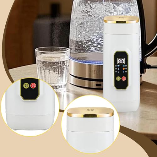 Tetera Eléctrica portátil 450 ml acero inoxidable miniatura 4