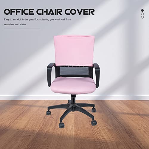 Funda para silla de oficina para cubrir tapizados desgastados con tejido elástico 4
