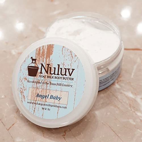 Nuluv Goat Milk Body Butter Long-Lasting Moisture Soothing For Dry And Sensitive Skin, Made In Usa, 8 Ounces (Angel Baby) #TOP2