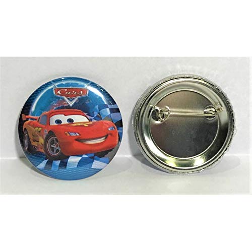 Di&Gi Set 6 Spille Button Cm. 4,4 - Cars