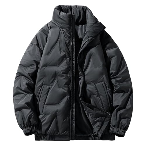 Parka d'hiver homme contre le froid intense avec fermeture col montant
