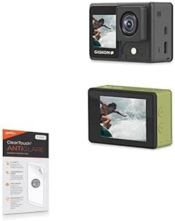 BoxWave Screen Protector Compatible With GIISKOM Fancy R2 Action Camera - ClearTouch Anti-Glare (2-Pack), Anti-Fingerprint Matte Film Skin