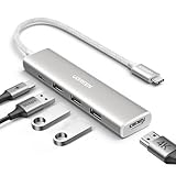 UGREEN Revodok 105 USB Cハブ 5-IN-1 HDMI 出力 (白)