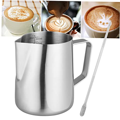 BESTonZON 3 Pçs Guirlanda De Espuma Oz/Jarros Fazendo Agulha De Aço Dentro Das Medidas Despeje Vapor