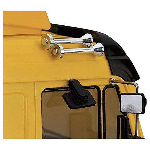 Carson 500013513 1:14 Truck Fanfaren und Spiegel-Set - Modellbauzubehör, Truck Modellbau, Zubehör für ferngesteuerte Trucks, Ferngesteuerter LKW