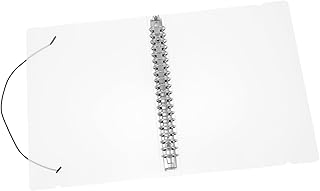Operitacx Capa De Folhas Soltas A5 Fichário De Scrapbook Fichário A5 Fichários O Bloco De Notas Do Caderno Recarregável Fichário De Diário Fichário Capa De Livro Manual Capa Translúcida