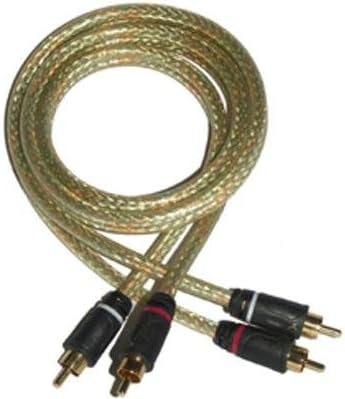 GoldX Plus Series 12 Foot Composite (RCA to RCA) Audio Cable with 24k Gold Connectors