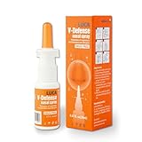 LUCA V-Defense™ Nasal Spray with Lambda Carrageenan, Menthol, and Eucalyptol – Drug-Free Nasal Congestion Relief – Moisturizes Nasal Passages and Reduces Contaminant Adhesion – 0.67 fl oz (200 Sprays)