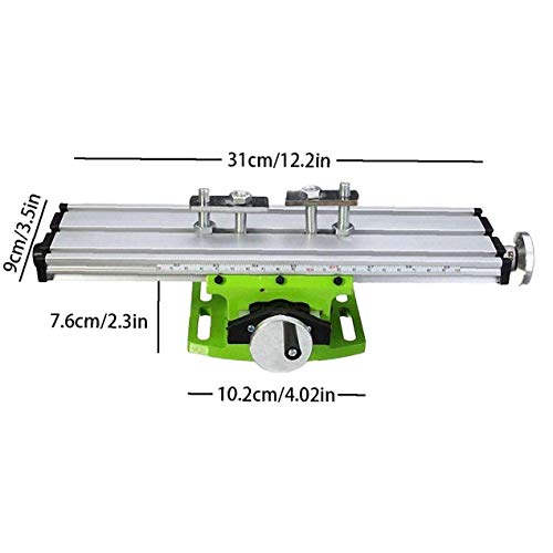 Compound Table Working Cross Slide Table Worktable for Milling Drilling Bench Multifunction Adjustable X-y