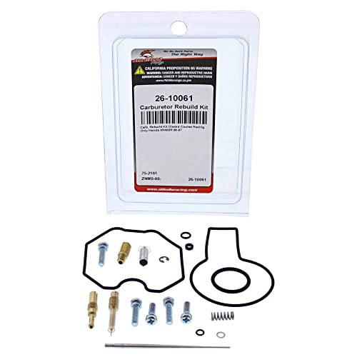 All Balls Carburetor Rebuild Kit 26-10061 Compatible With/Replacement For Honda XR400R 1996-1997