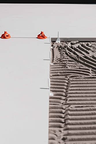 Flat-Pro® Twist-it - 250 Gewindelaschen 4 mm Fugenbreite - 3-20 mm Fliesenstärke - Fliesen Nivelliersystem