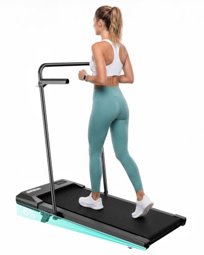 Image of Superun Walking Pad with 6% Incline, Under Desk Treadmill for Home Office, 3 in 1 Portable Walking pad Treadmill with Remote Control, 2.5HP Quiet Mini Treadmills, 300 lbs Capacity, Luxury Black