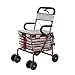 Produktbild Senioren-Shopping-Scooter Klappsitz kann sitzen vierrädrige Lebensmittel-Einkaufswagen kann kleine Wagen schieben
