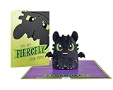 Lovepop How To Train Your Dragon Plushpop Soft Animal Pop-Up Card for Her - 3D Greeting Card for Mom, Wife, Women - Fiercely Claw-some - 6