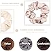IVARYSS Satin Scrunchies for Women, Soft Than Silk for Hair, Fashion Ties and Bands for Thin | Thick Hair Styling, 16 Pack (Neutral Color)