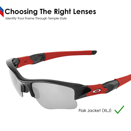 Image of BLAZERBUCK Replacement Lenses & Sock Kit for Oakley Flak Jacket XLJ Vented Sunglass