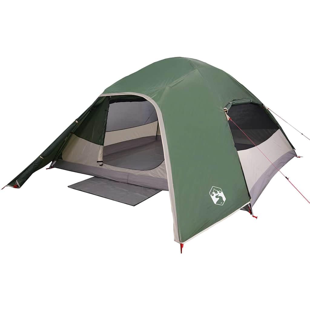 Genérico Tienda de campaña iglú para 4 Personas Impermeable Verde,Deportes,Actividades al Aire Libre,Camping y Senderismo,Tiendas de campaña-94719