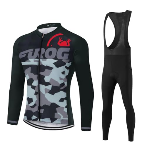 UGLY FROG Dong02 Uomo Invernale Tuta da Ciclista Manica Lunga