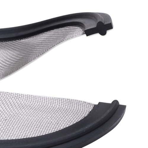 Image of DERNORD 2.5 inch FKM Sanitary Gasket w /Stainless Screen - Tri Clamp Clover (20 Mesh)