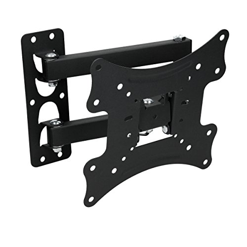 TV Wandhalterung für 13-37 Zoll (ca. 33-94 cm) | VESA 200 x 200 | schwenkbar | neigbar | max. 15kg | inkl. Montagematerial | LCD LED
