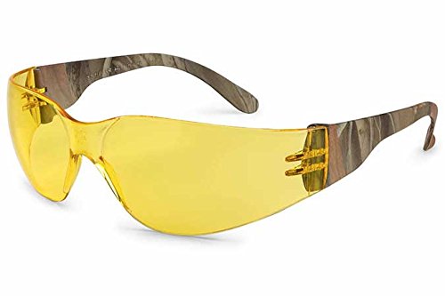 Gateway Safety Starlite 46CM75 Safety Glasses, UL Certified, Amber Lenses, Camouflage Frame, Pack of 10