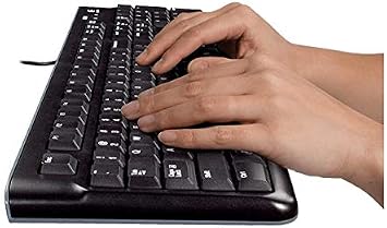 Logitech MK220 Wireless Compact Keyboard Mouse Set, Mouse Suitable for Right and Left Hand Use, Liquid Spill Resistant, 10 m Usage Distance, Turkish Q Keyboard, Black