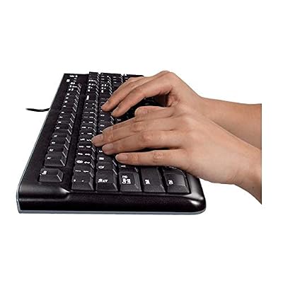 Logitech MK220 Wireless Compact Keyboard Mouse Set, Mouse Suitable for Right and Left Hand Use, Liquid Spill Resistant, 10 m Usage Distance, Turkish Q Keyboard, Black