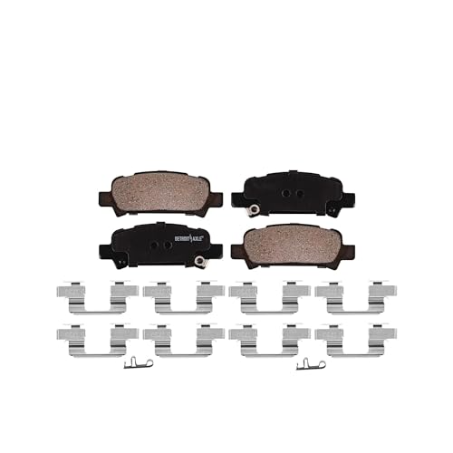 Image of Detroit Axle - Brake Pads for Subaru Outback Legacy Impreza Forester Baja Ceramic Brake Pads w /Hardware Front and Rear Replacement