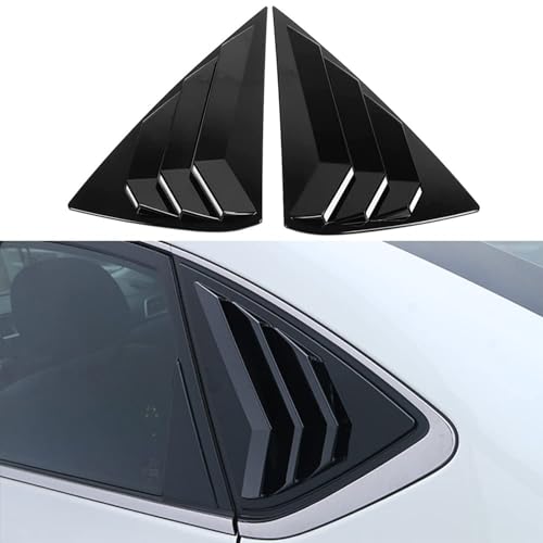 Rear Side Window Louvers Compatible with NIS-san Sentra 2012-2019 Rear