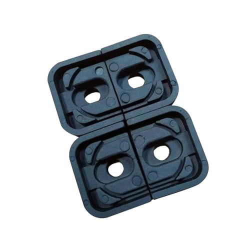 4 Almohadillas antivibración for unidad exterior de aire acondicionado, aislantes de ruido, amortiguadoras de impactos for unidades exteriores de techos y balcones