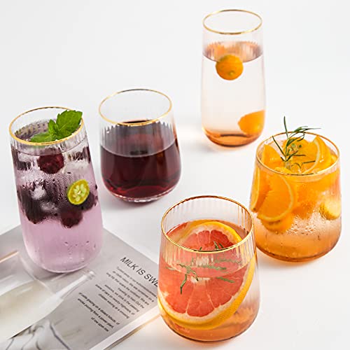 Lysenn Stemless Wine Glasses Set Of 4 thumb #6