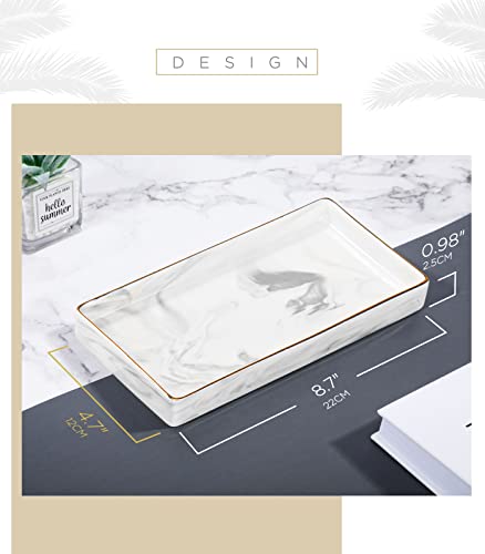 Lewondr Vassoio da Bagno in Ceramica, Vassoio