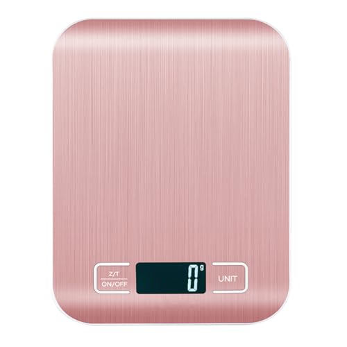 Digital Kitchen Scales 5KG/1g Weighing Food Scales with LCD Display,6 Units,Tare Function kitchen Accessories for Baking Cooking Coffee Pet Food,Gifts for Women Pink