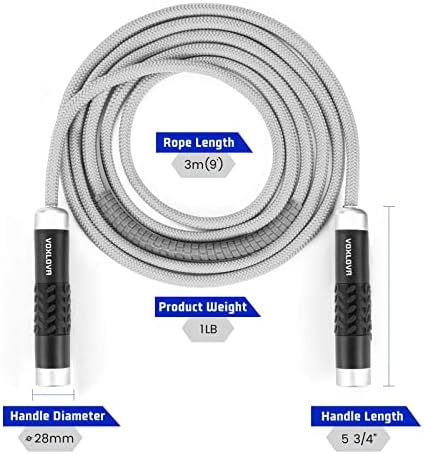 Weighted Speed Jump Rope with Ball-Bearing Swivels