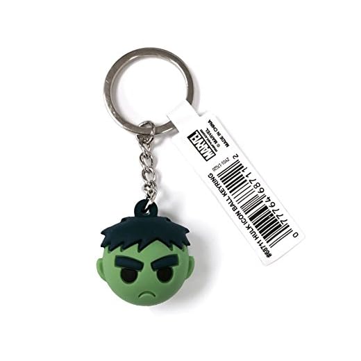 Marvel Hulk Icono Ball Llavero accesorio multicolor, 3 pulgadas