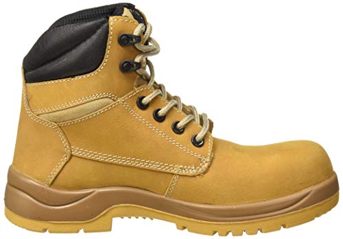 Allen Cooper Tan Shock Absorbing Nitrile Rubber Sole with DIP PU Midsole 300°C Heat Resistant Composite Toe Safety Boot, 9