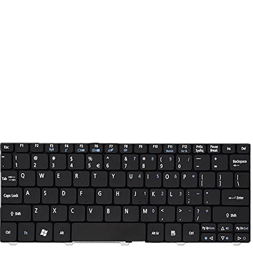 Clavier Acer Aspire One D260 noir pour remplacer une pièce défectueuse version US
