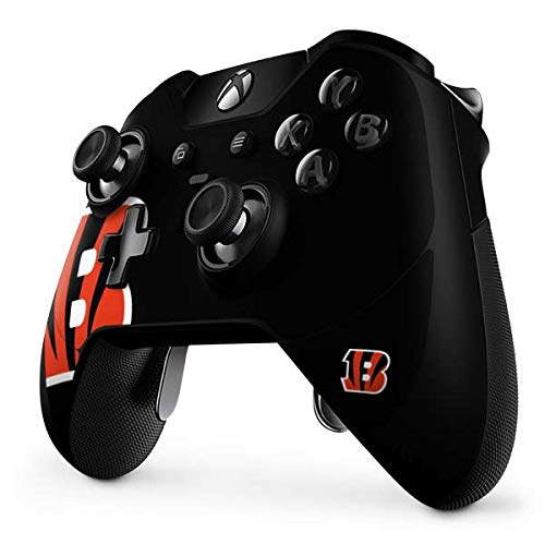 Skinit Decal Gaming Skin Compatible with Xbox One Elite Controller - Officially Licensed NFL Cincinnati Bengals Large Logo Design