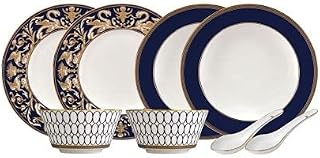 Wedgwood Renaissance Gold Dining Set (Pair), 8-Piece, Multi