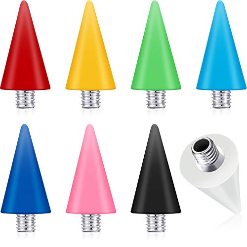 8 Pieces Rhinestones Picker Dotting Pen Nail Wax Replacement Head Crystal Picker Tool Manicure Art DIY Decoration Tool for Nail Dotting Pen, Assorted Colors