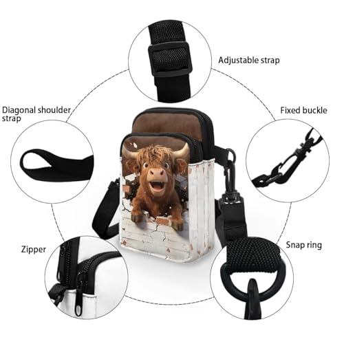 Image of Lightweight Small Crossbody Bags Cell Phone Purses Travel Pouch Shoulder Bag for Women