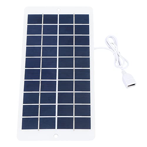 USB Output Solar Charging Panel, Portable Solar Panel Charger 4.5W 5V Monocrystalline Silicon for Camping