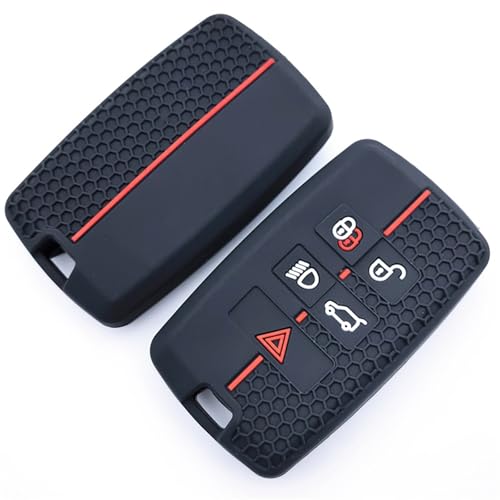 Coque en silicone clé Range Rover Evoque Discovery télécommande 5 boutons - 3