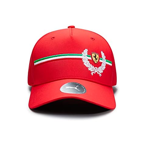 Scuderia Ferrari Red Cap with Italian Flag Cover