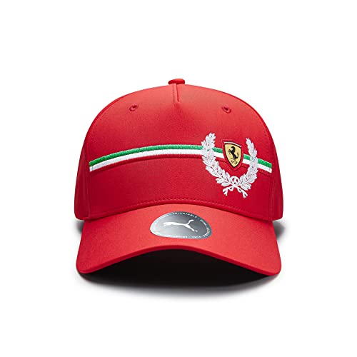 PUMA Scuderia Ferrari - Gorra Italiana - Rojo - Unisex - Talla única